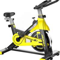 Ajustable Seat Fitness Stationary Spin Bike with Easy Movement Wheel