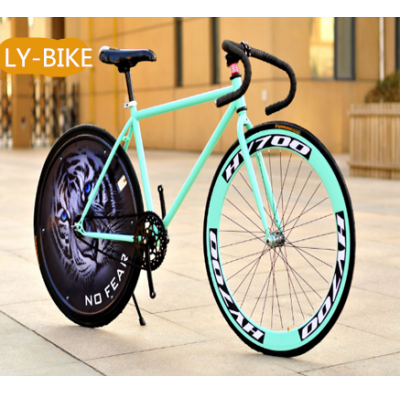 2019 fashion model  wide rim 700C tire fixed gear bike for hot selling.