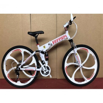 Six knife one round 21 speed newly hot sales 26 inch folding mountain bike