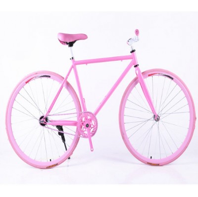 factory wholesales 700cc fixie bike/fixed gear bicycle/high carbon steel fixed bike